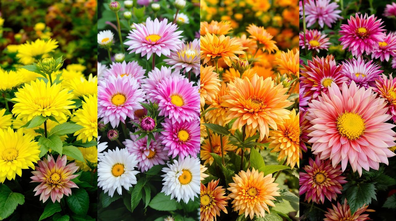 骑士影视 - 菊花园四季：延时摄影记录花开花落
